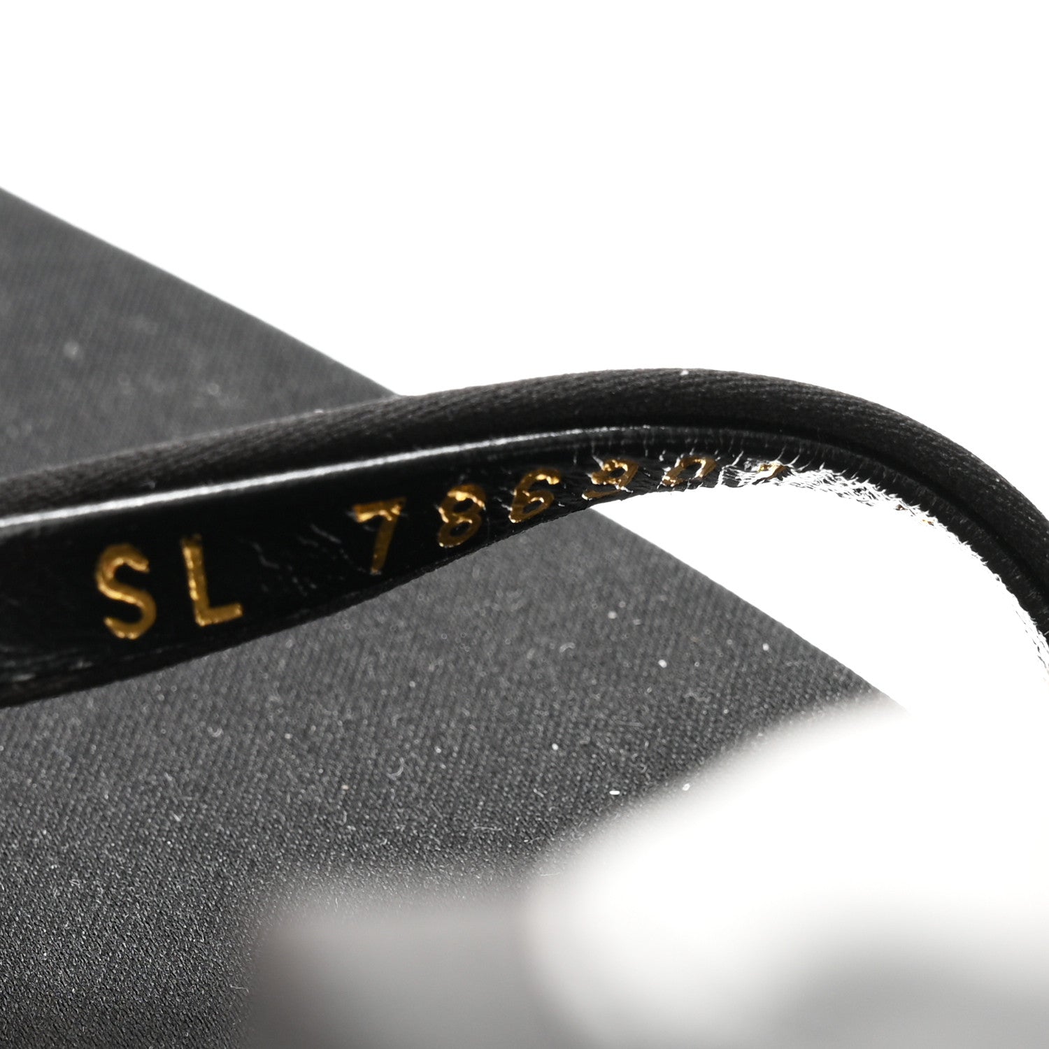 Saint Laurent Satin Oud Buckle Sandals 39 Black 9 of 10