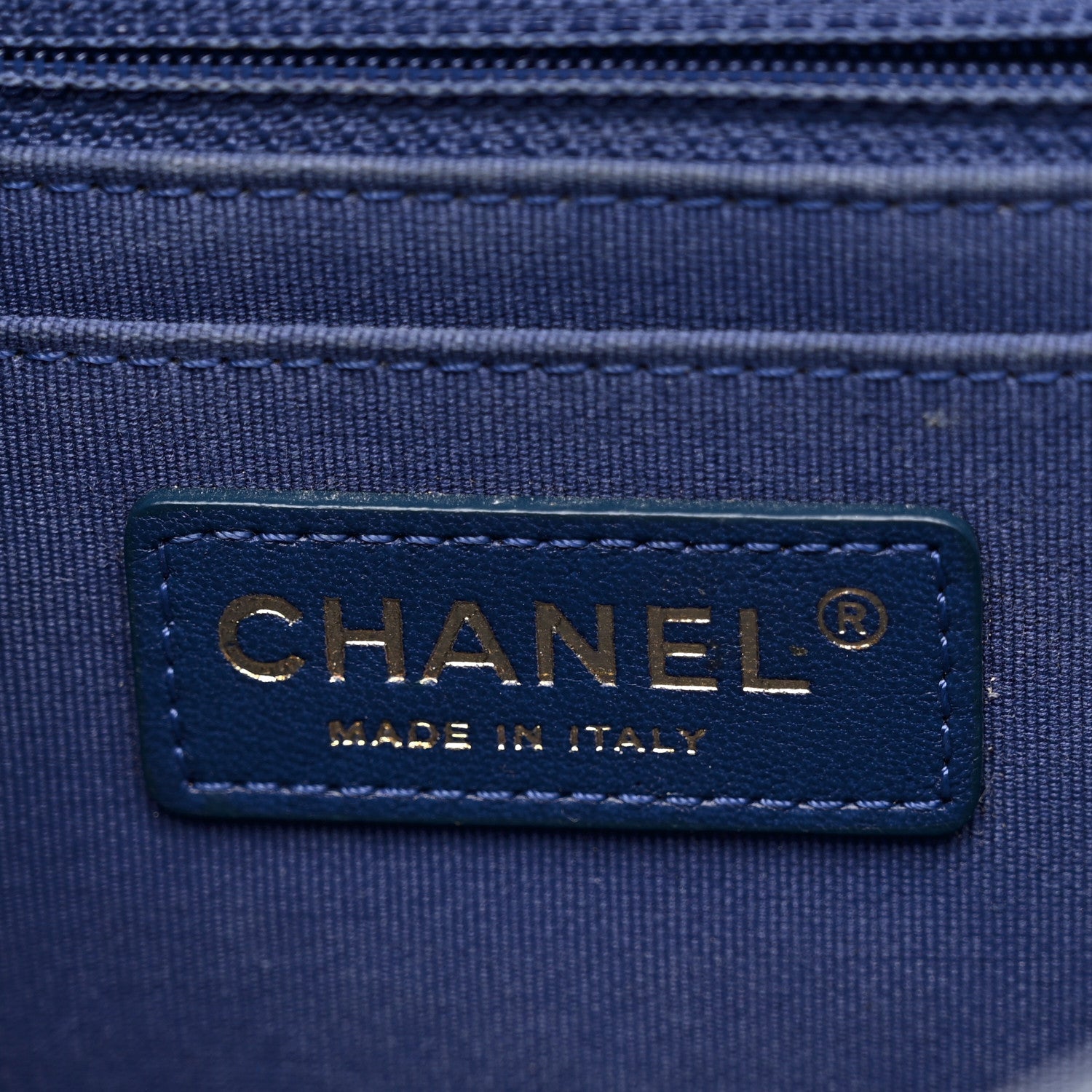 Chanel Denim Quilted Double You Mini Flap Blue Golden 6 of 13