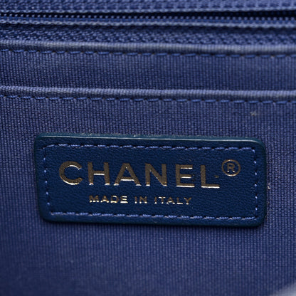 Chanel Denim Quilted Double You Mini Flap Blue Golden 6 of 13