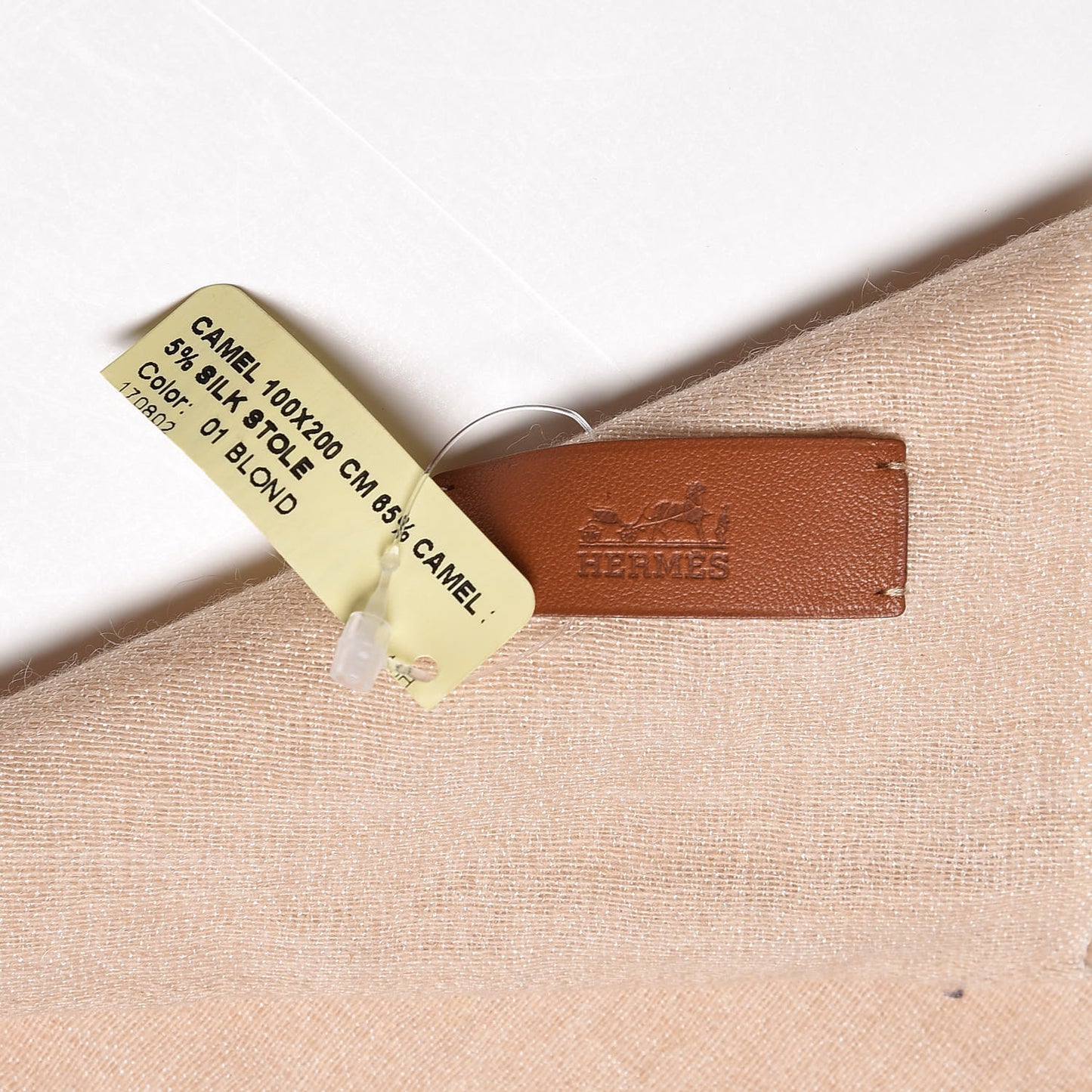 Camel Silk Stole Blond