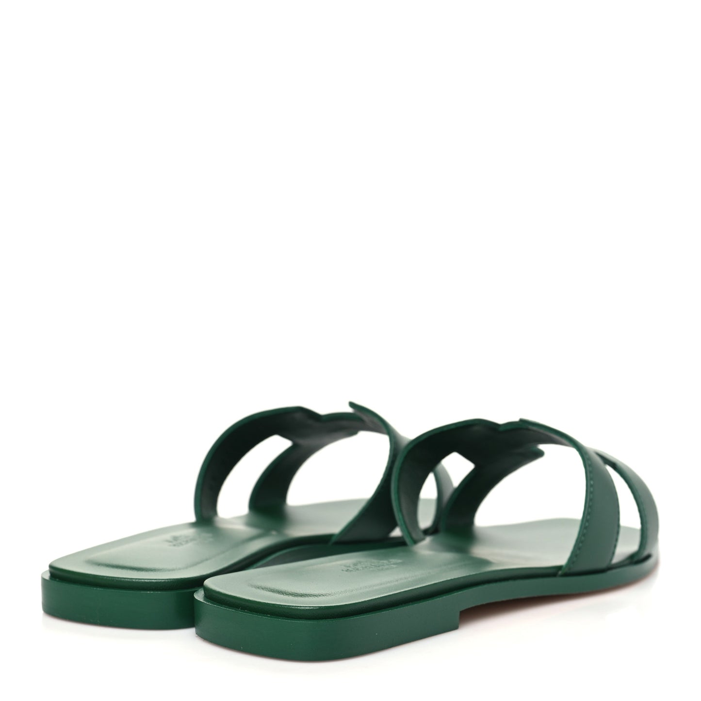 Calfskin Oran Sandals 40 Vert Viride