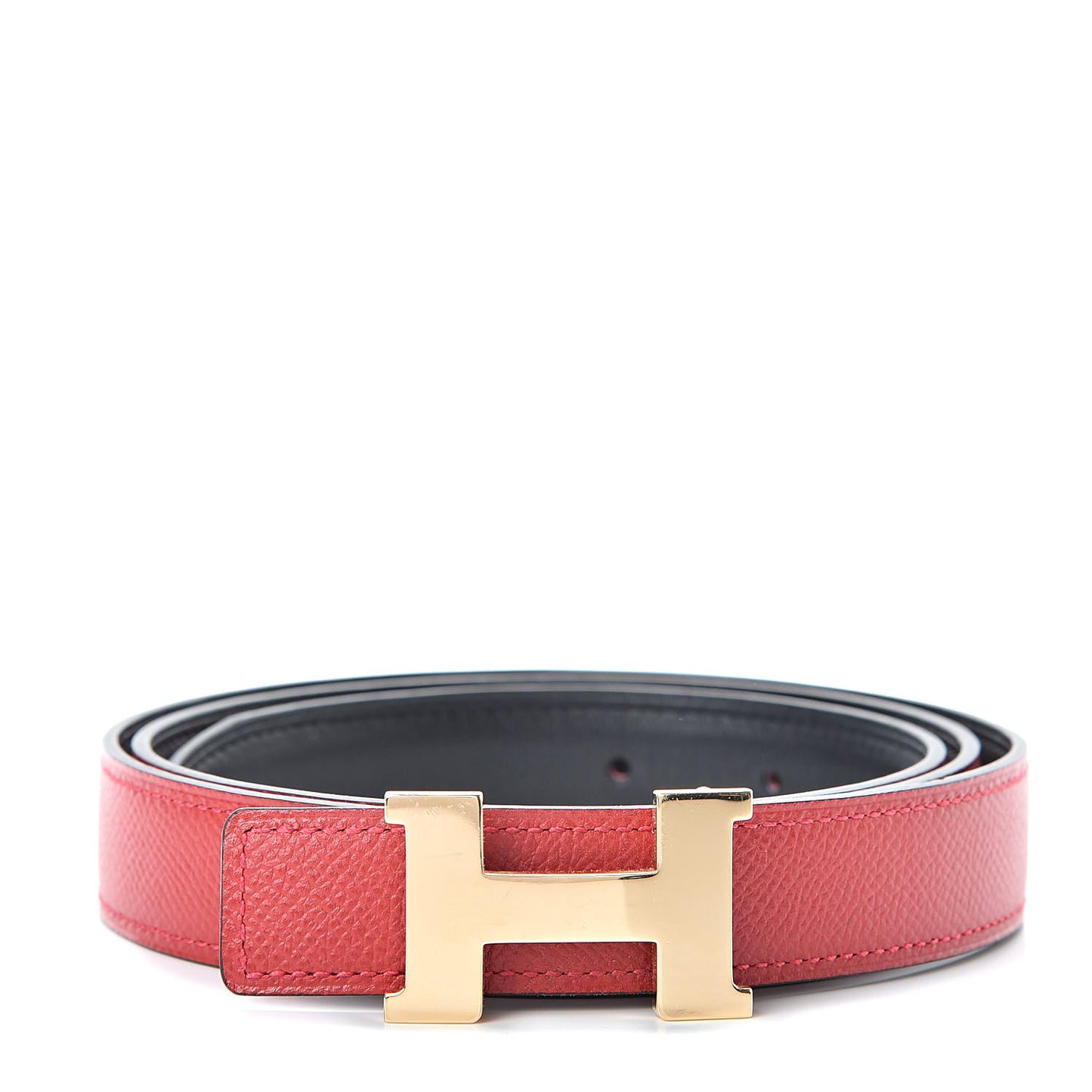 Epsom Swift 24mm Constance Belt 90 Rouge Casaque Black