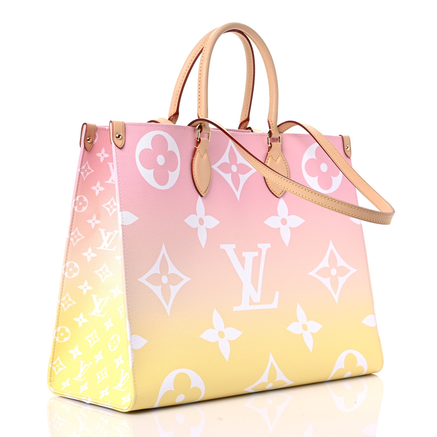 Louis Vuitton Monogram Giant By The Pool Onthego GM Light Pink 2 of 7