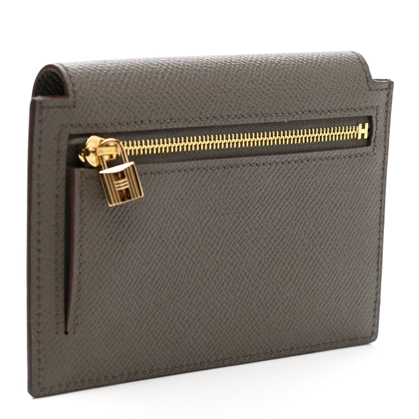 Epsom Kelly Pocket Compact Wallet Etain