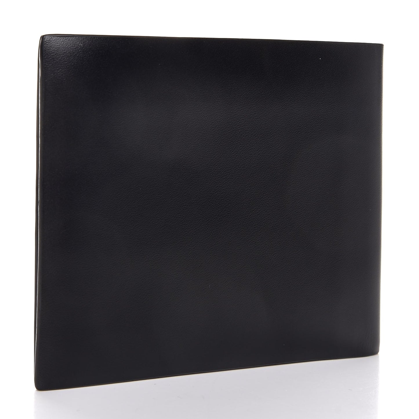 Calfskin Carpet Print Bi-Fold Wallet Black