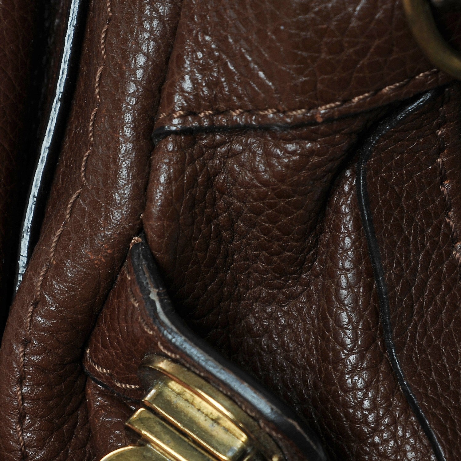 Chloe Calfskin Medium Paraty Chocolate 10 of 10