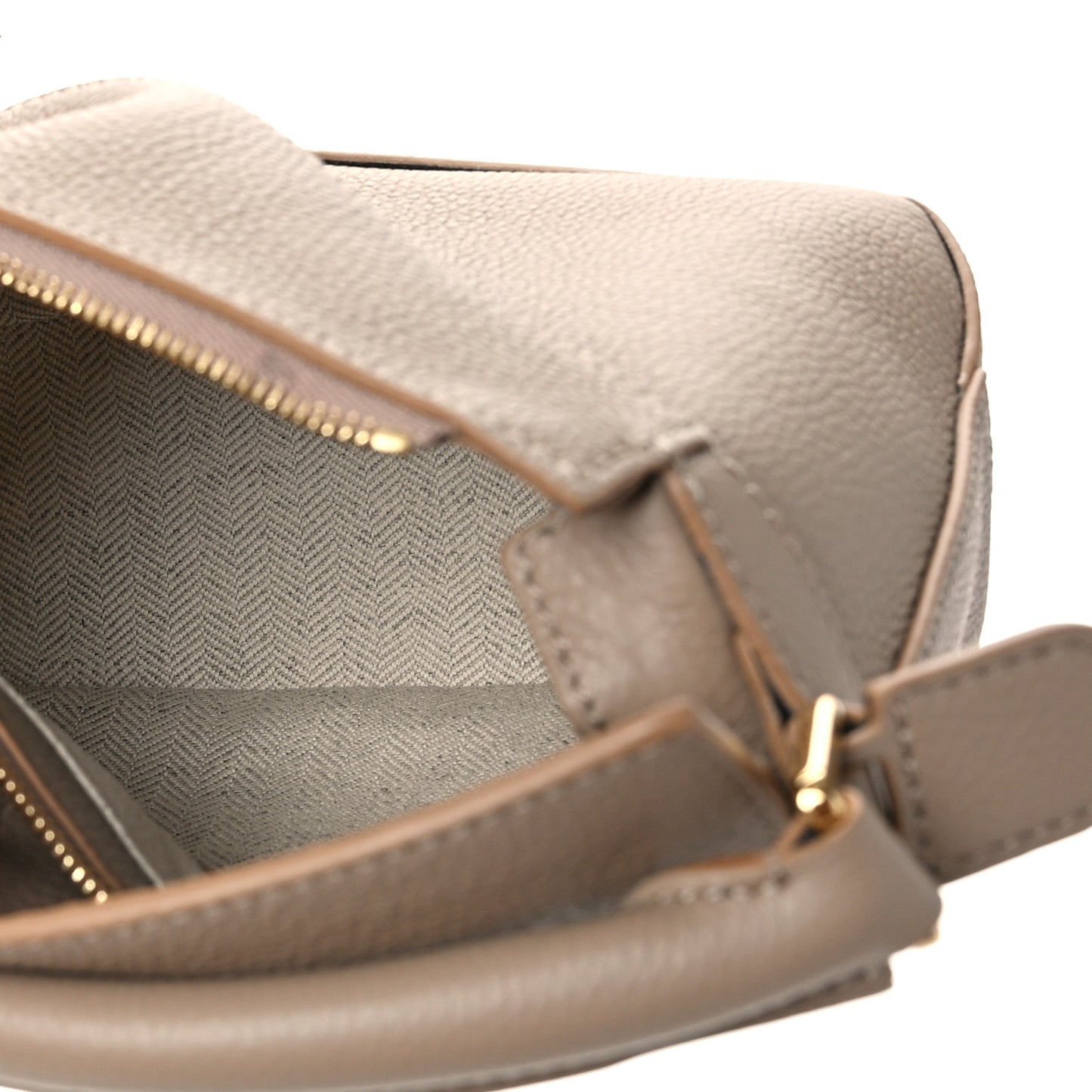 Calfskin Mini Puzzle Bag Sand