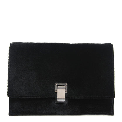 Proenza Schouler Lamb Fur Small Lunch Bag Black 1 of 9