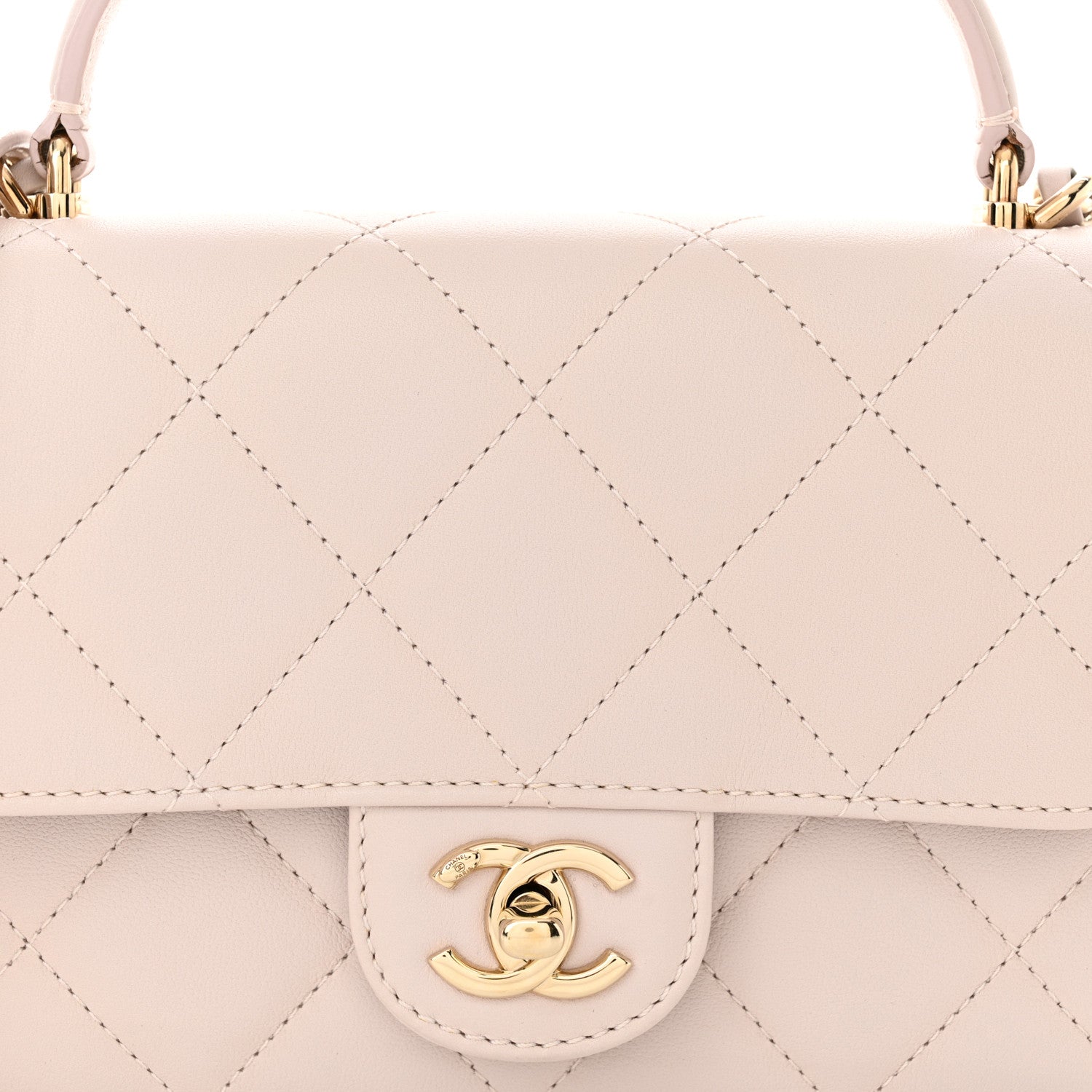 Chanel Calfskin Quilted Coco Lady Flap Light Purple 8 of 15