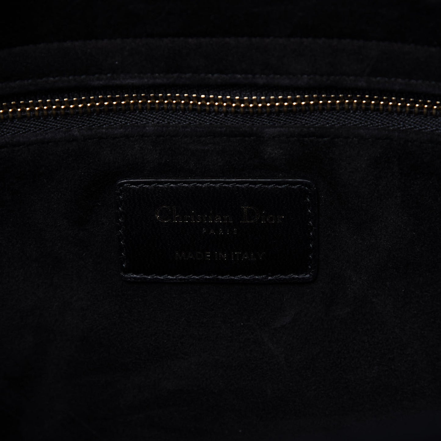 Lambskin Cannage Large Lady Dior Black