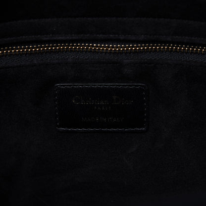 Christian Dior Lambskin Cannage Large Lady Dior Black 8 of 10