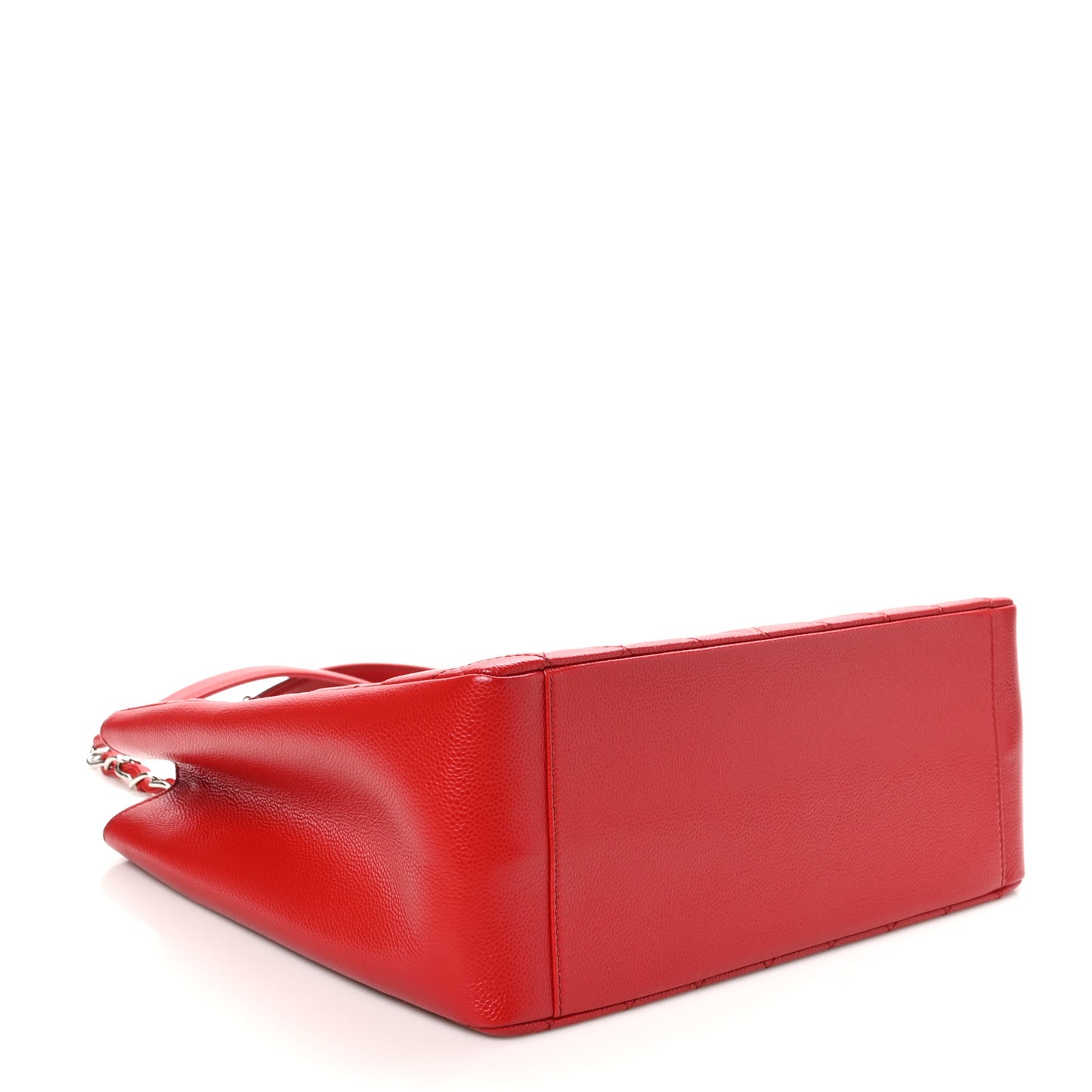 Caviar Quilted Grand Shopping Tote GST Red