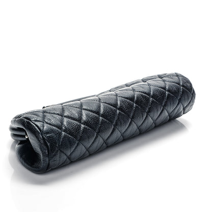 Chanel Caviar Quilted Timeless Clutch Navy 4 of 12