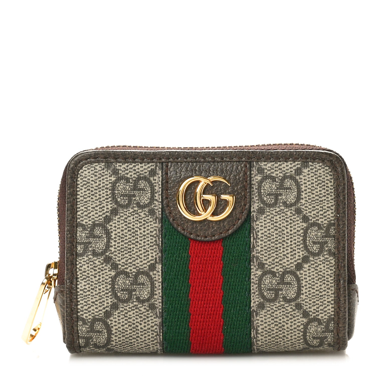 Gucci GG Supreme Monogram Web Ophidia Playing Card Case Beige New Acero 1 of 12