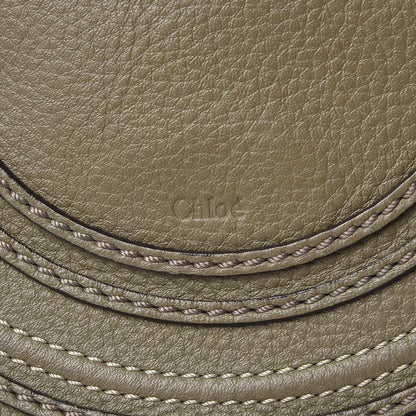 Chloe Calfskin Mini Marcie Round Crossbody Bag Baobab Green 8 of 10
