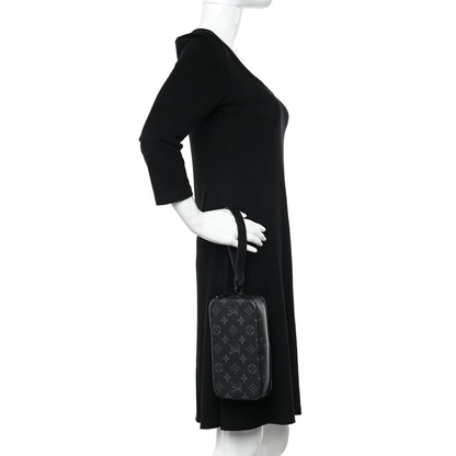 Louis Vuitton Monogram Eclipse Pochette Volga 2 of 10