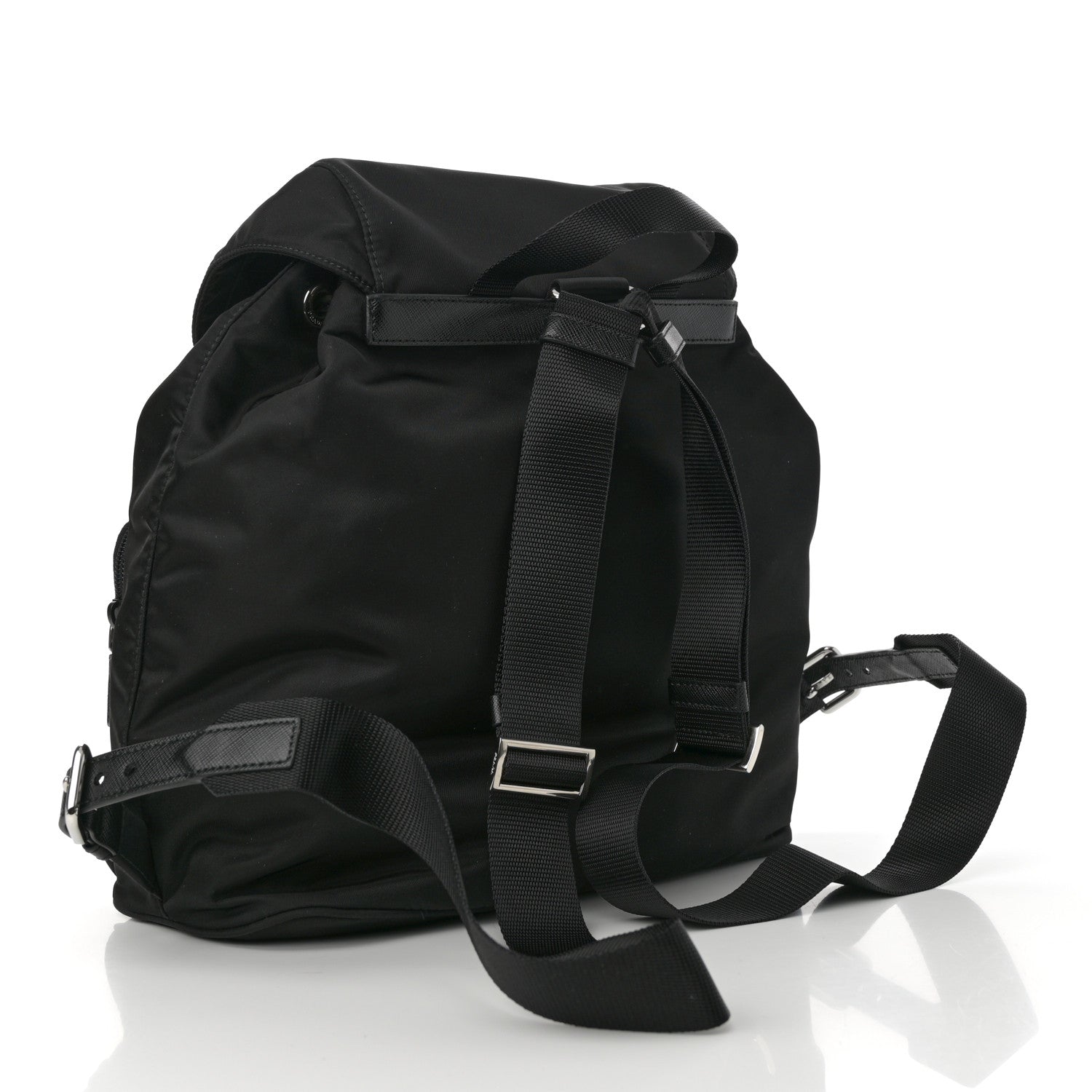 Prada Nylon Vela Large Backpack Black 3 of 10