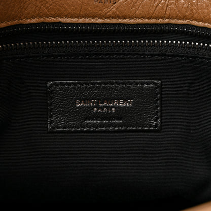 Saint Laurent Crinkled Calfskin Matelasse Monogram Medium Niki Chain Satchel Caramel 5 of 10