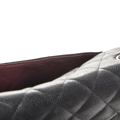 Chanel Caviar Quilted Maxi Double Flap Black 10 of 13