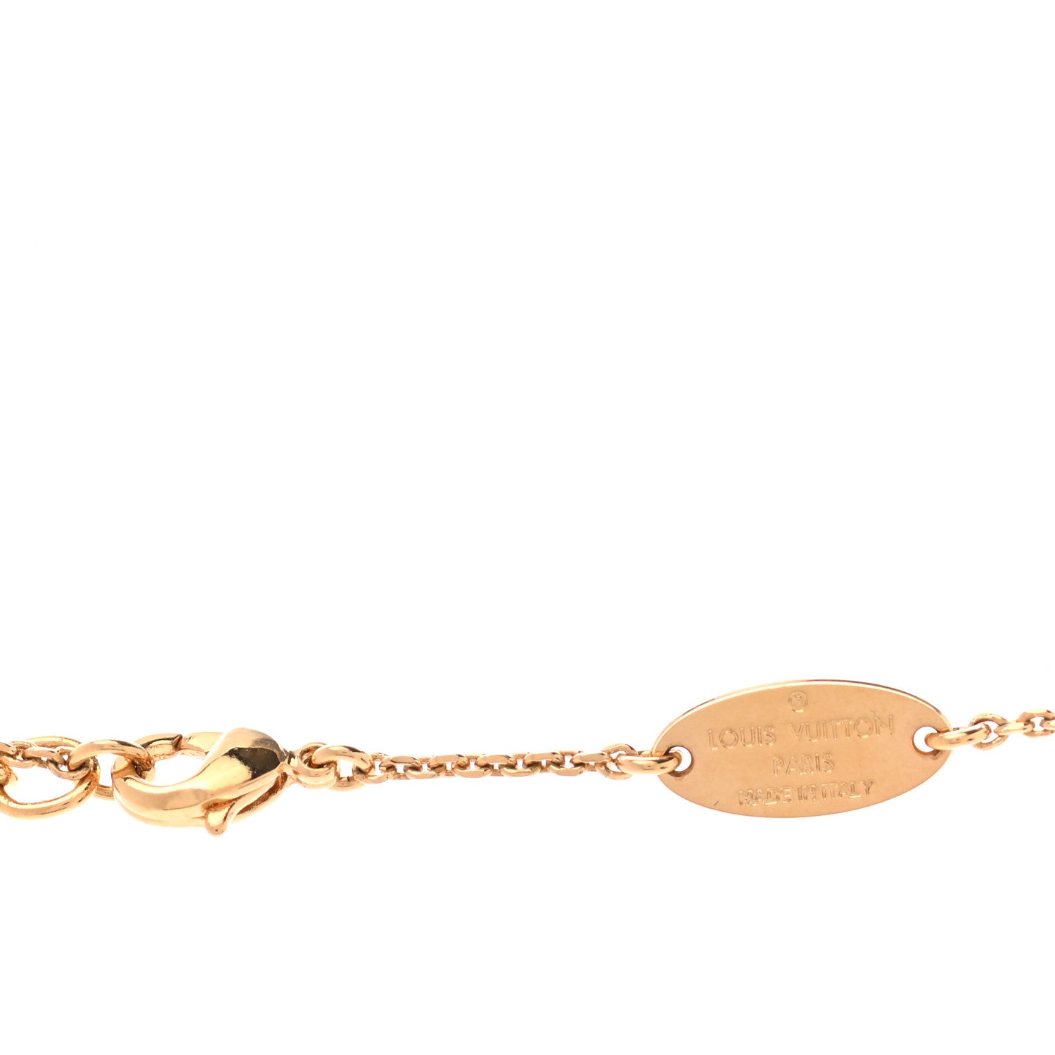 Louis Vuitton LV And Me Letter K Necklace Gold 4 of 5