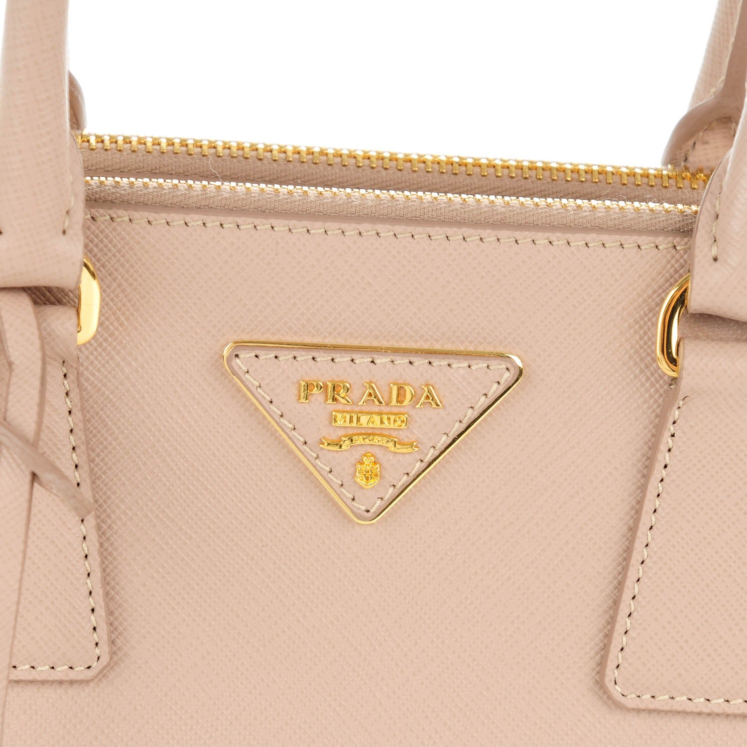 Prada Saffiano Small Galleria Double Zip Tote Cammeo 13 of 13