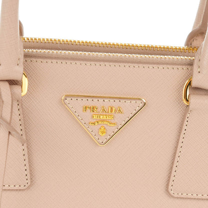 Prada Saffiano Small Galleria Double Zip Tote Cammeo 13 of 13