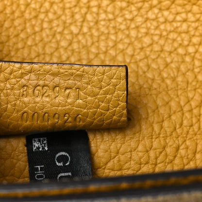 Gucci Grand Prix Calfskin Small Jackie Shoulder Bag Yellow 7 of 13