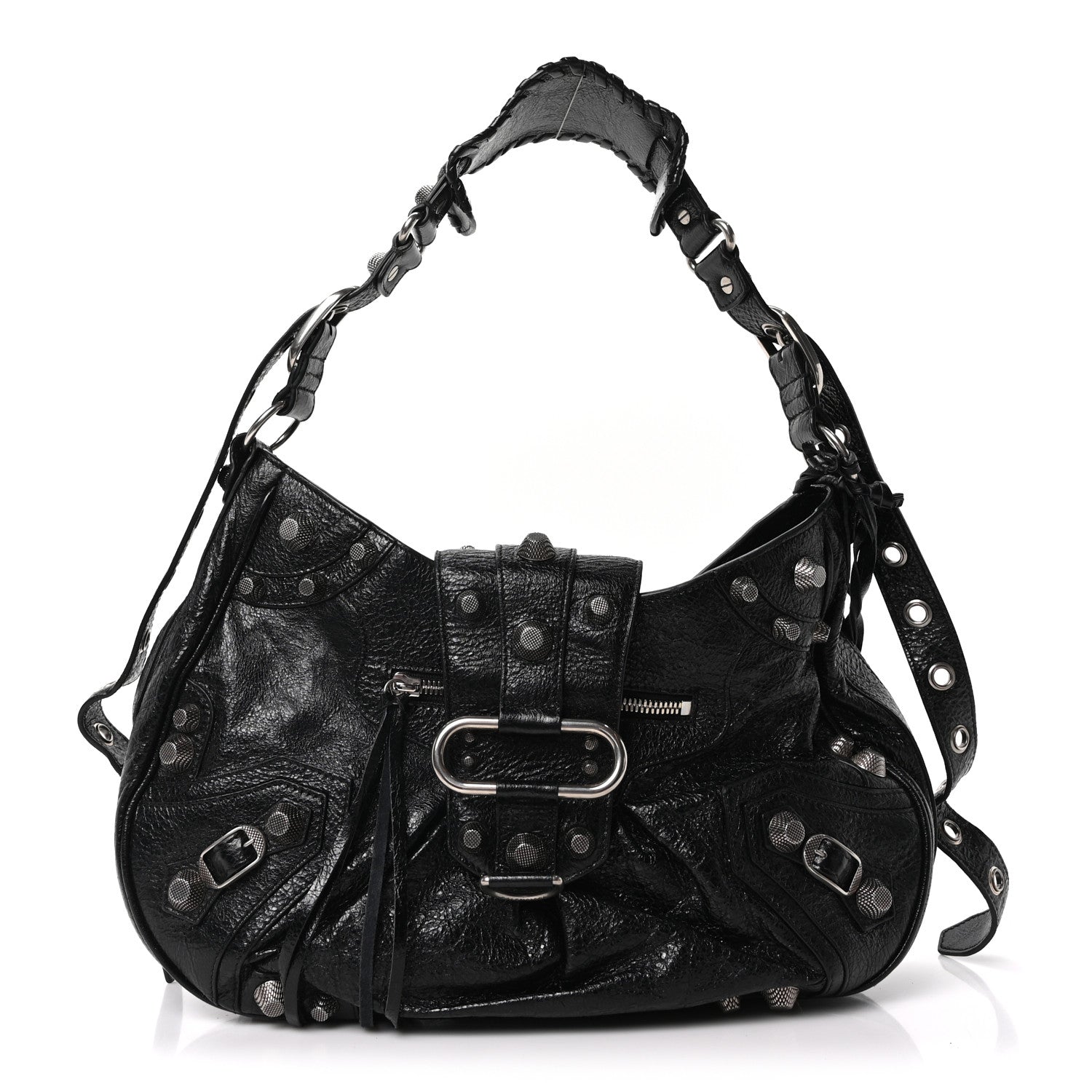 Balenciaga Agneau Arena Medium Le Cagole Shoulder Bag Black 1 of 11