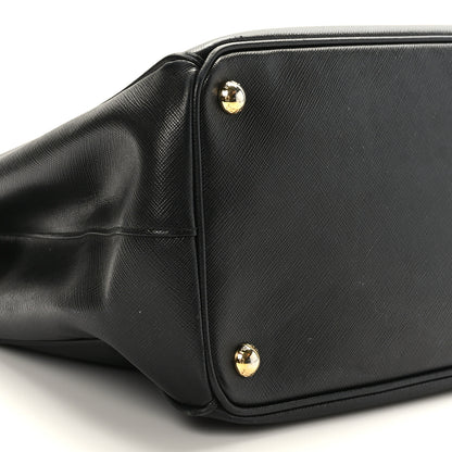 Prada Saffiano Medium Galleria Double Zip Tote Black 7 of 8