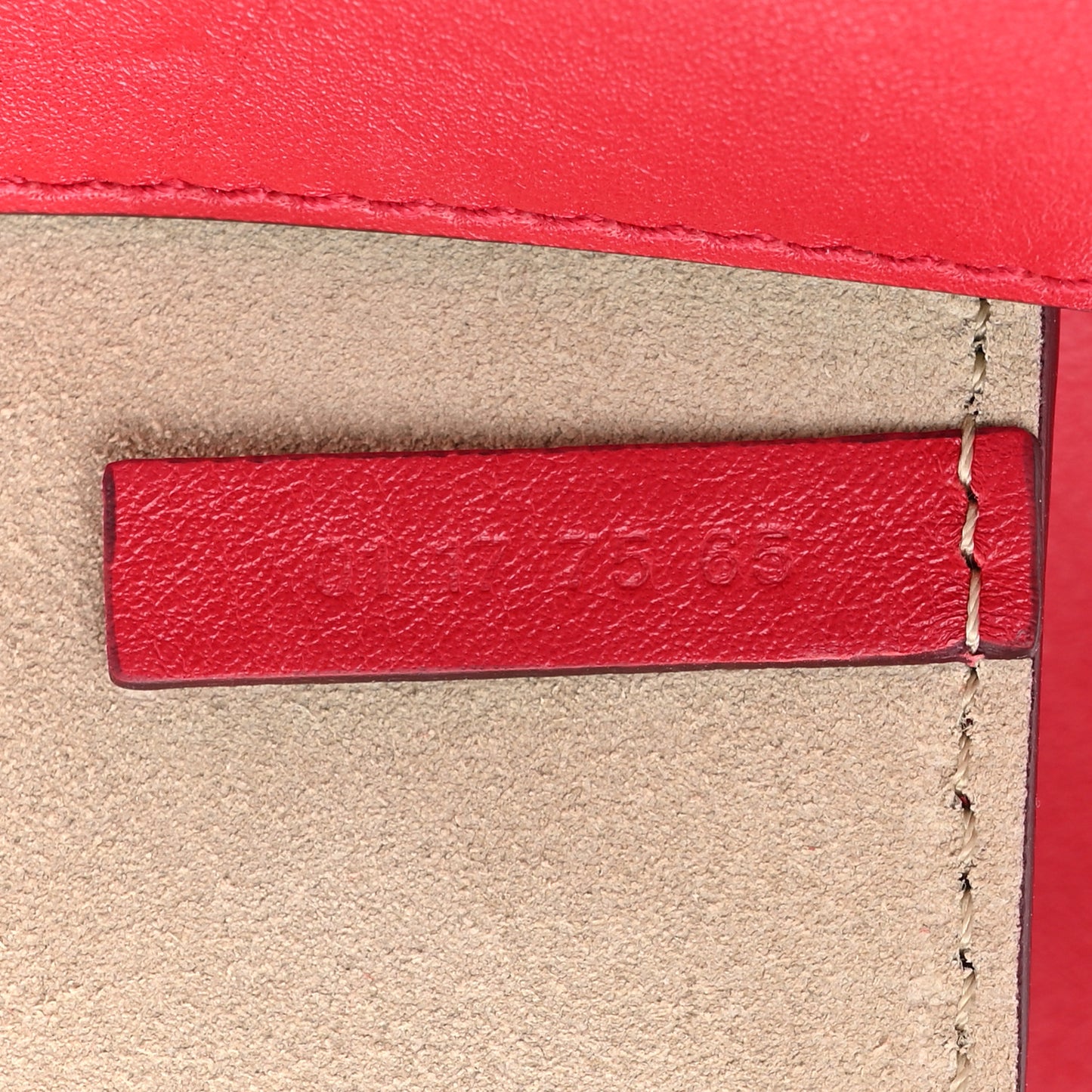 Suede Calfskin Mini Faye Shoulder Bag Tulip Red