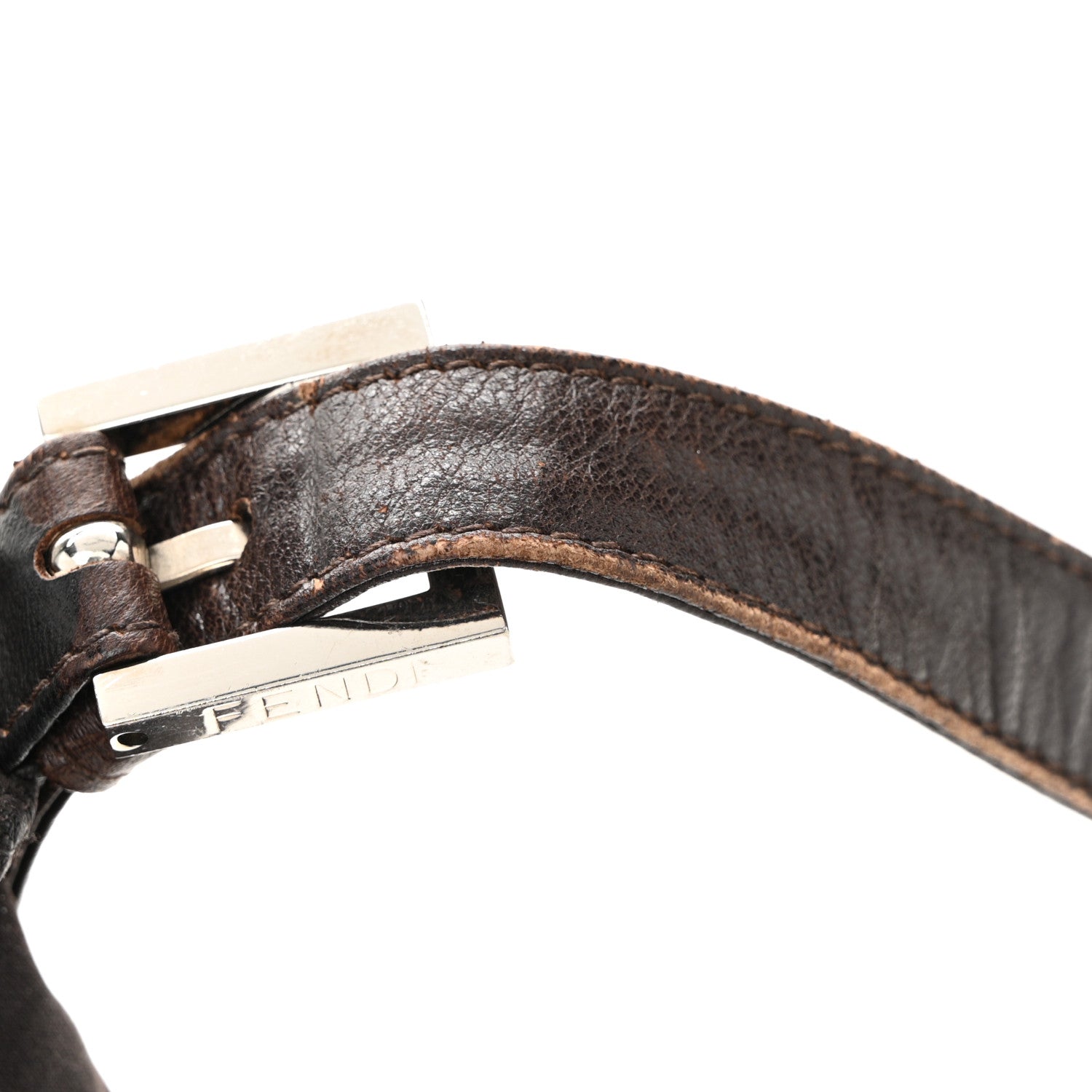 Fendi Nylon Mama Crossbody Brown 12 of 13