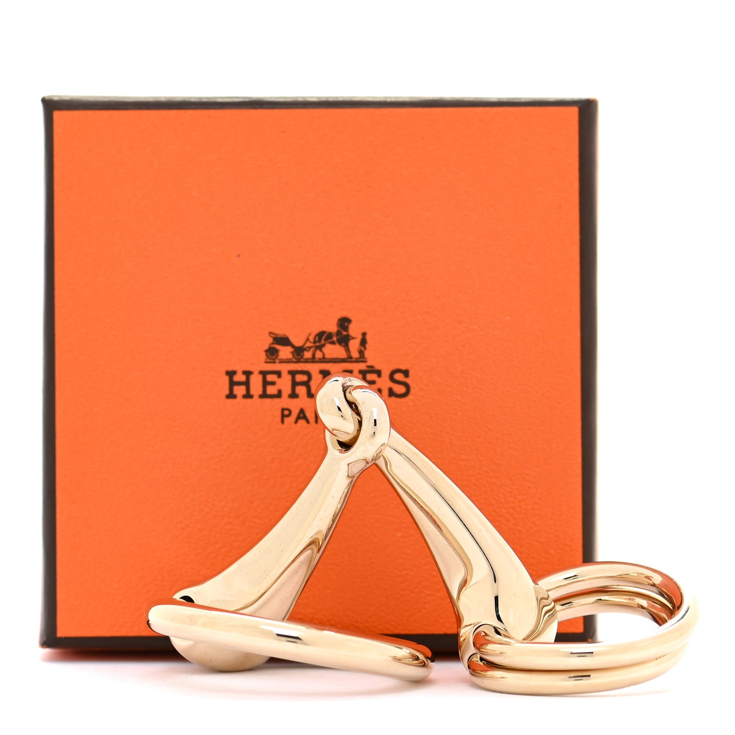 Permabrass Mors Scarf Ring Gold