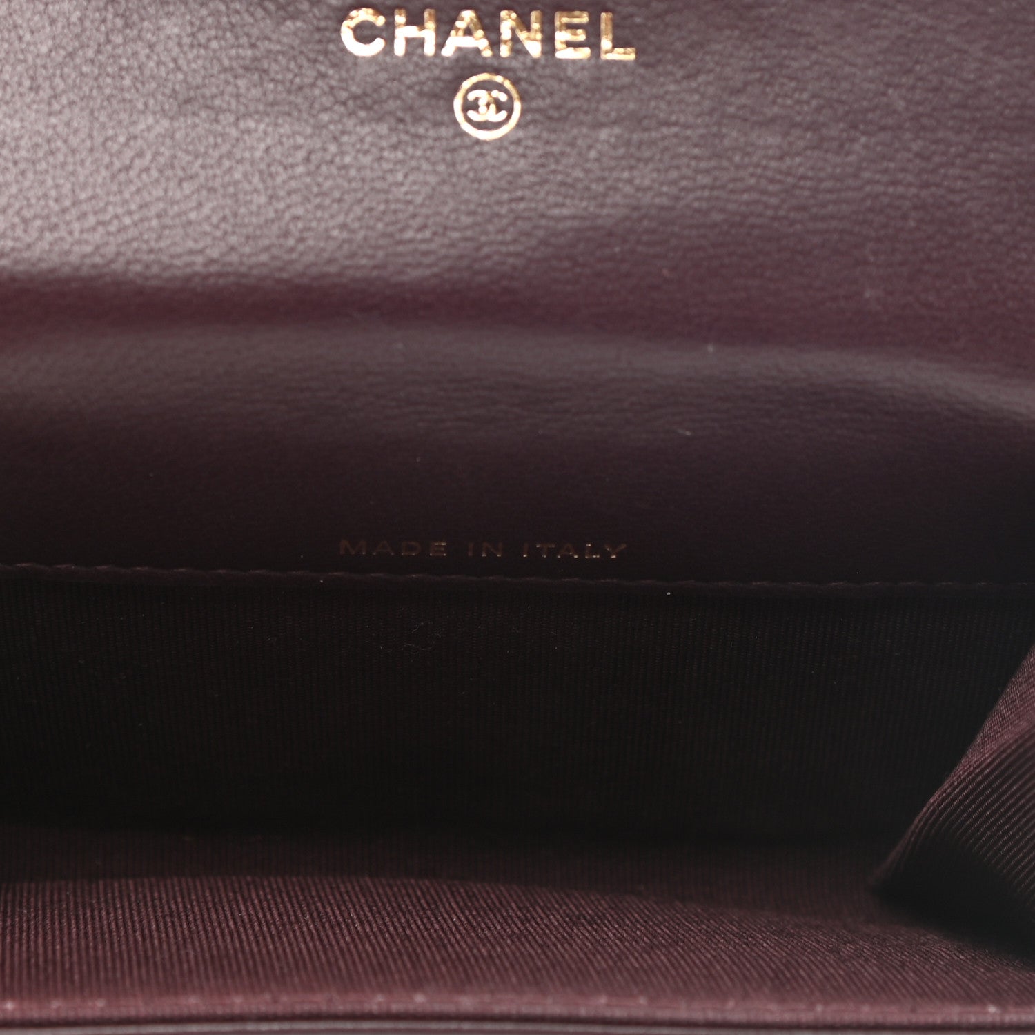 Chanel Aged Calfskin Chevron Quilted Small Reissue Flap Wallet Burgundy 5 of 9