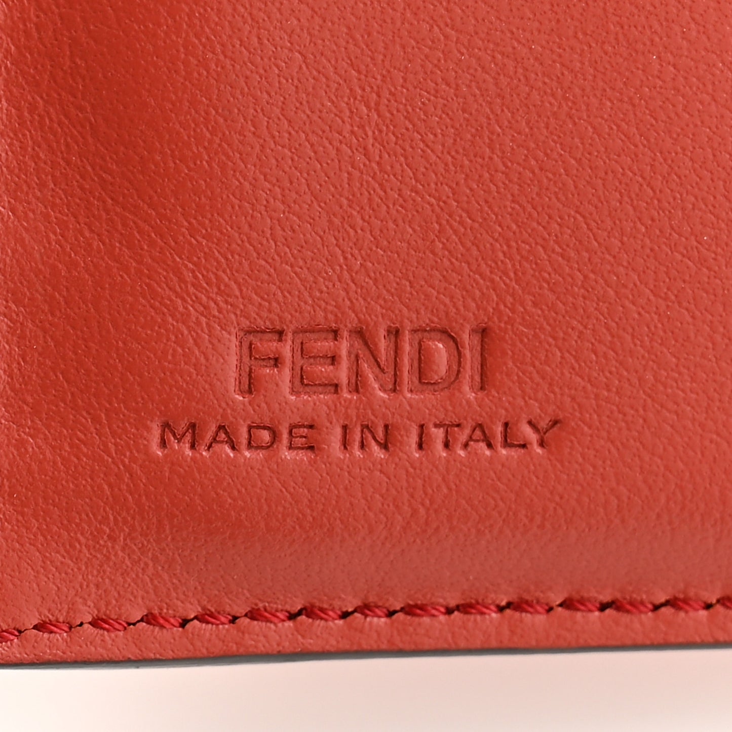 Vitello Century Lucido Hypnoteyes Studded Kan I French Wallet Bloody Mary Carbone Multicolor
