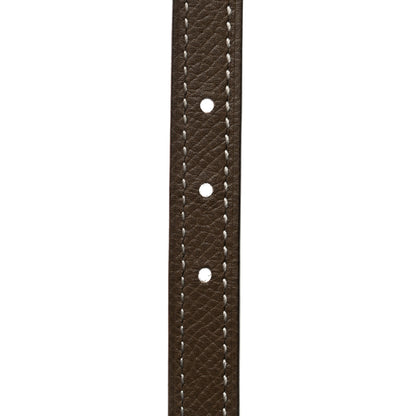 Hermes Swift Epsom 13mm Roulis Belt 85 Etoupe Black 4 of 7