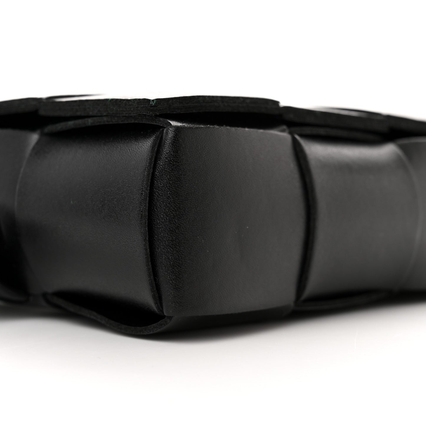 Nappa Maxi Intreccio The Belt Cassette Bag Black