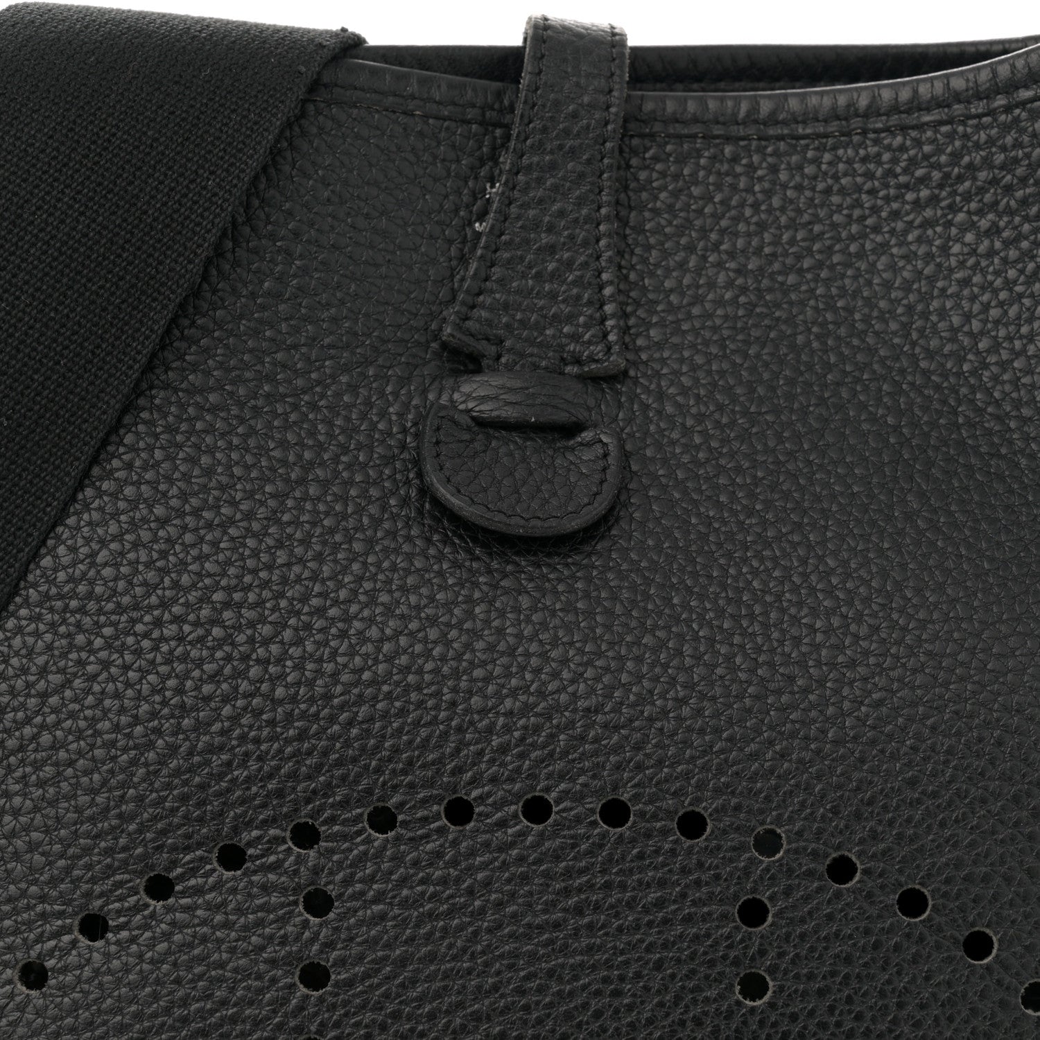 Hermes Taurillon Clemence Evelyne II PM Black 8 of 13