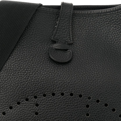 Hermes Taurillon Clemence Evelyne II PM Black 8 of 13