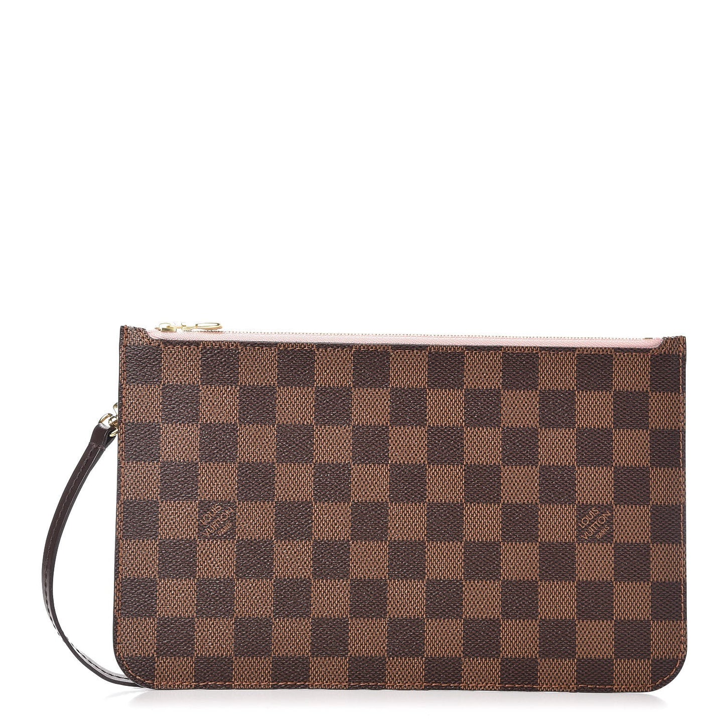 Damier Ebene Neverfull MM GM Pochette Rose Ballerine