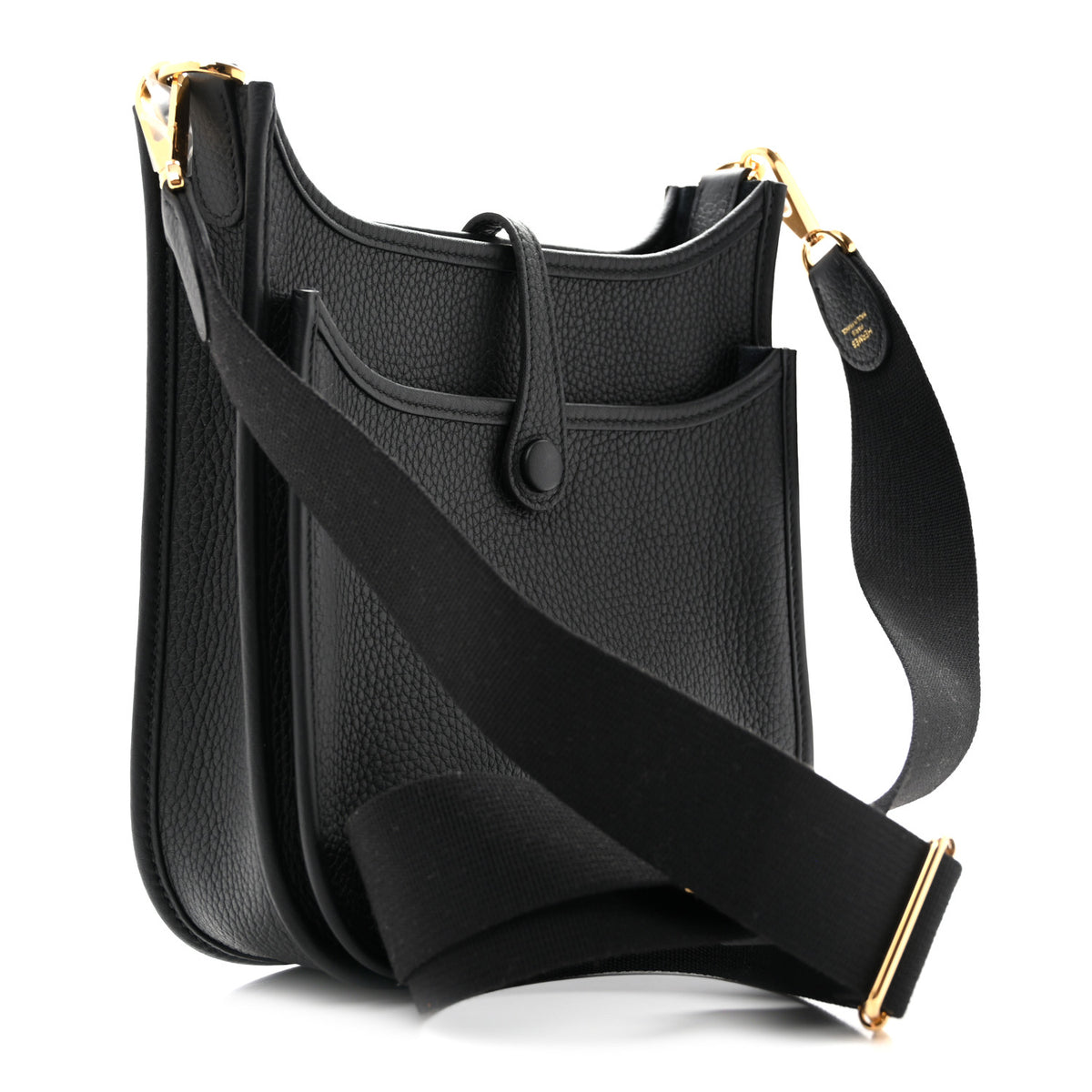 Hermes Taurillon Clemence Evelyne 23 Poche III Black 3 of 11