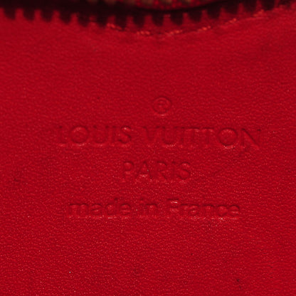 Louis Vuitton Vernis Heart Coin Purse Orange Sunset 5 of 7