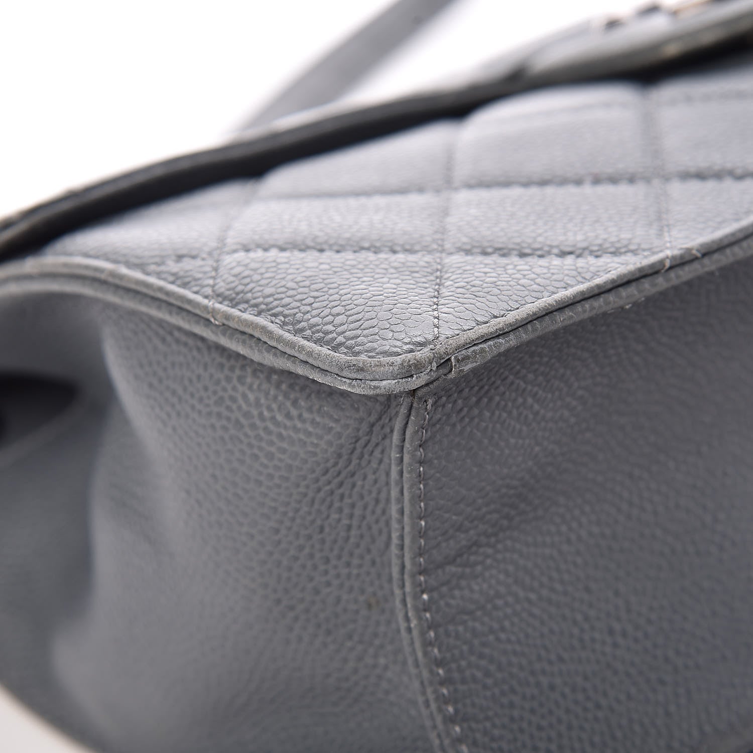 Chanel Caviar Quilted Large Retro Class Flap Grey 8 of 16