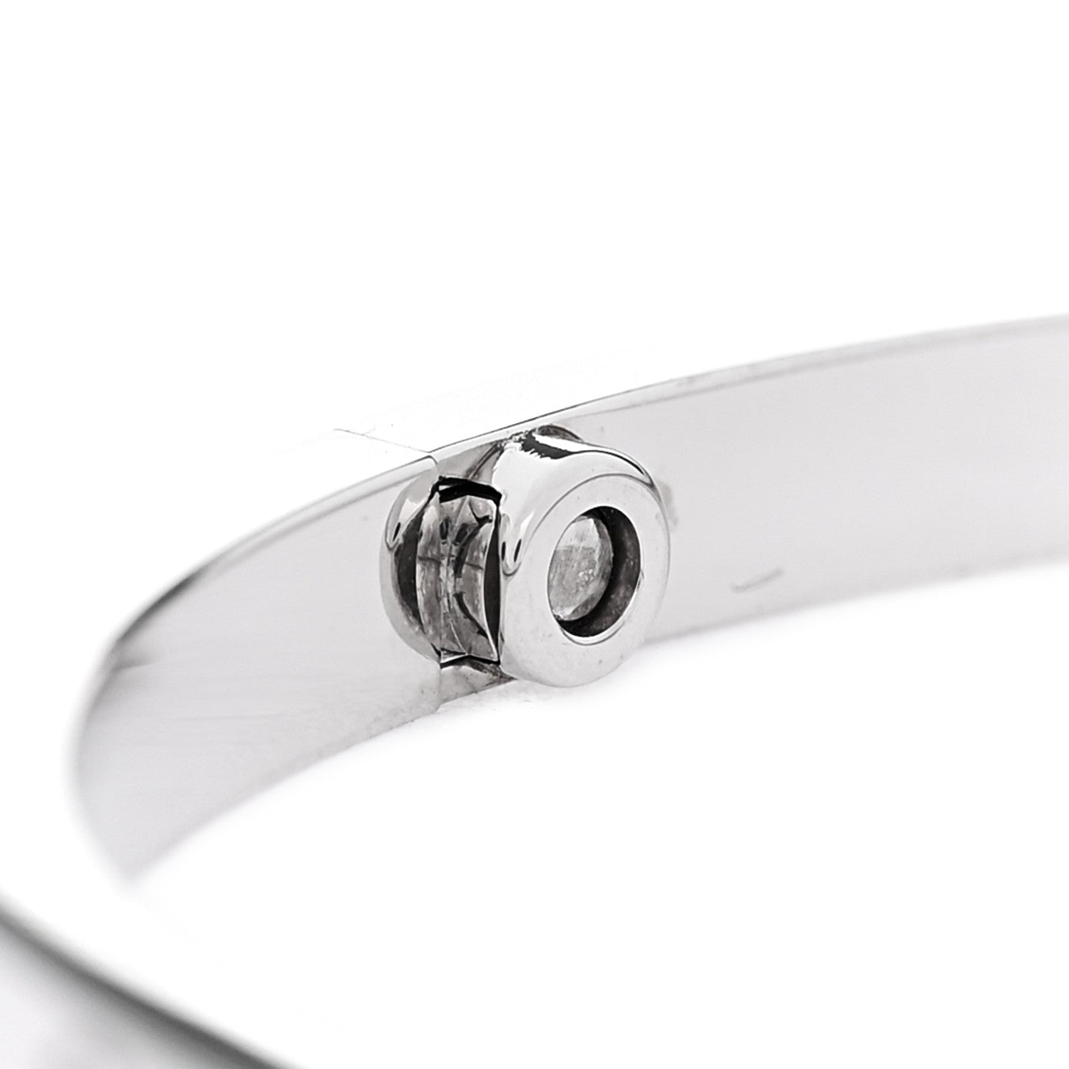Cartier 18K White Gold Small LOVE Bracelet 17 3 of 7