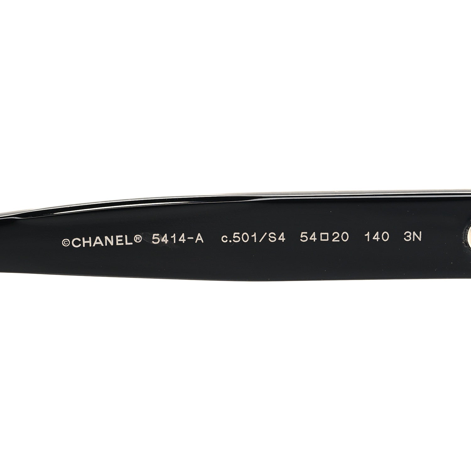 Chanel Acetate CC Butterfly Sunglasses 5414-A Black 5 of 7