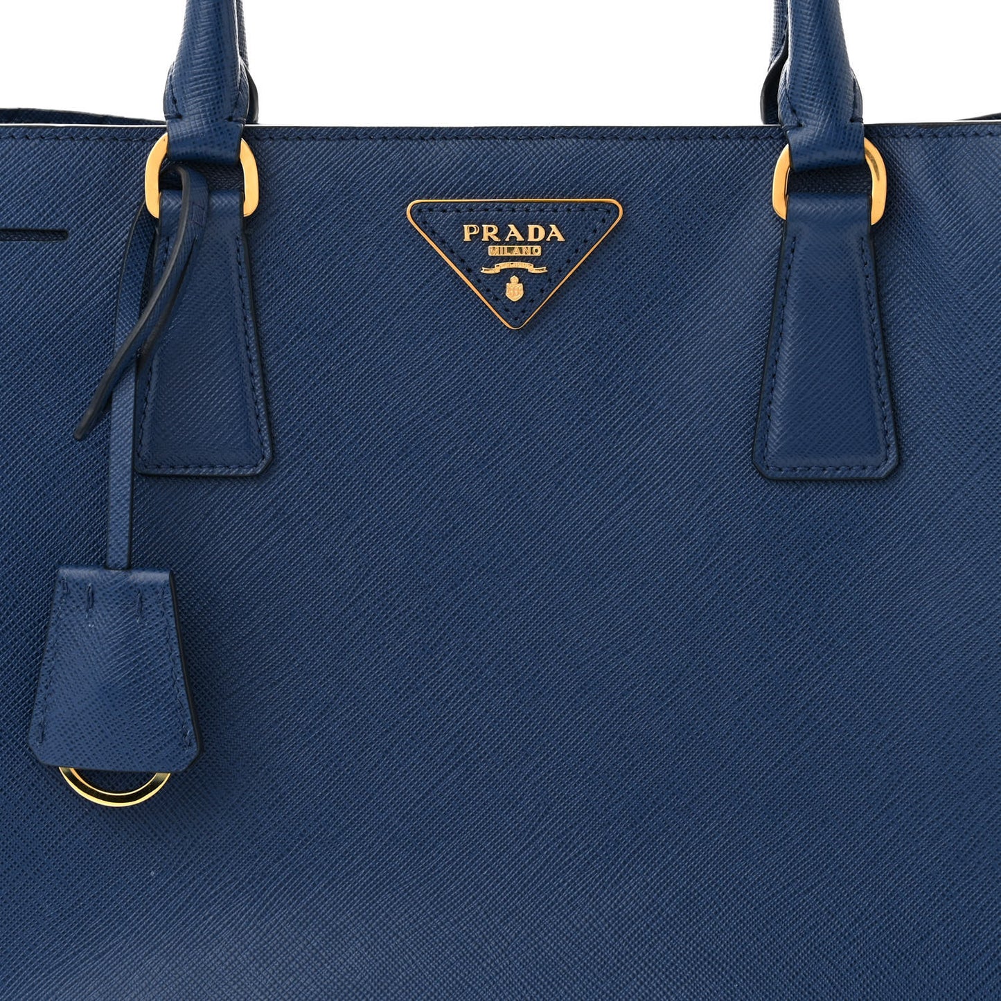 Saffiano Lux Medium Tote Bluette