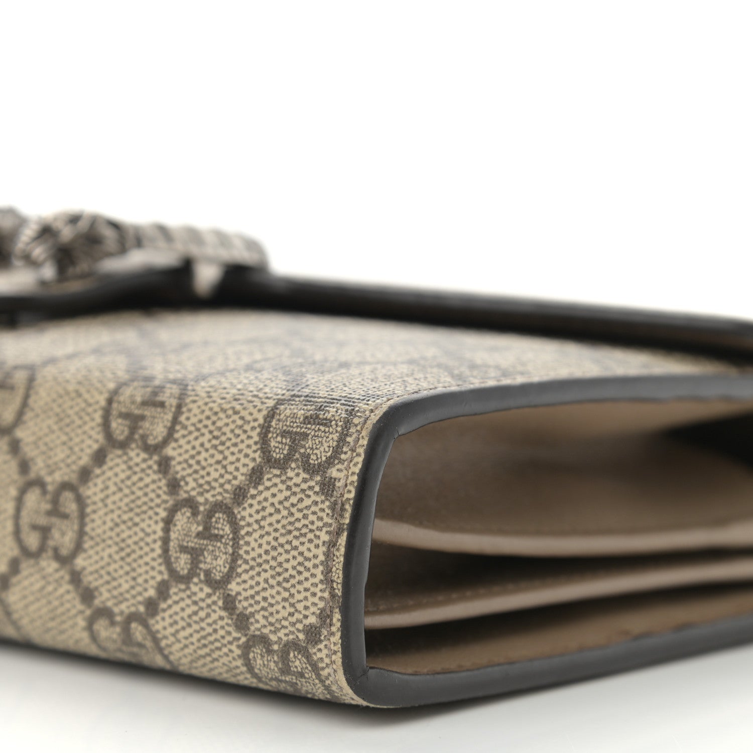Gucci GG Supreme Monogram Mini Dionysus Chain Wallet Beige Taupe 10 of 14