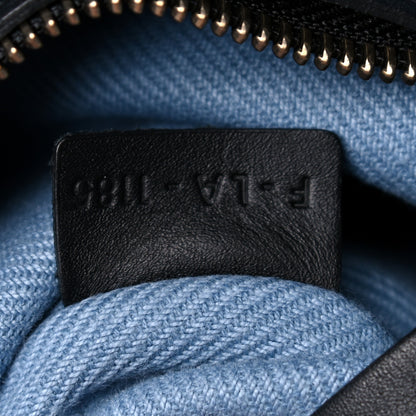 Celine Cotton Canvas Medium Phantom Luggage Blue 6 of 15