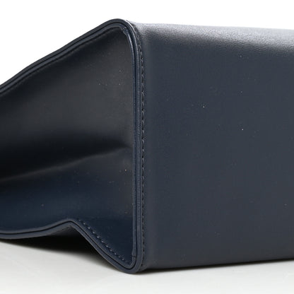 Telfar Vegan Leather Medium Shopping Bag Navy 7 of 8