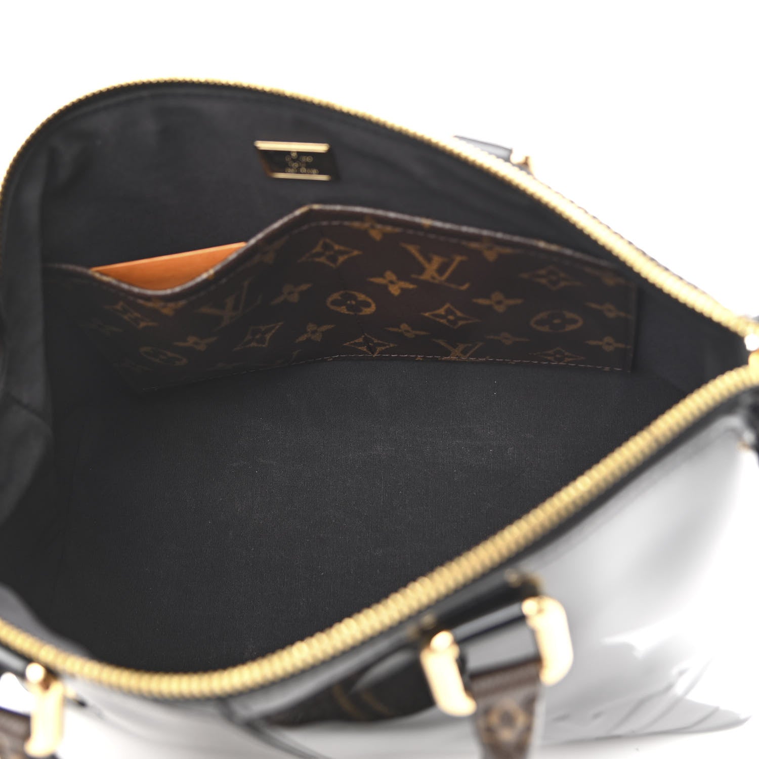 Louis Vuitton Patent Calfskin Miroir Tote Black 5 of 11