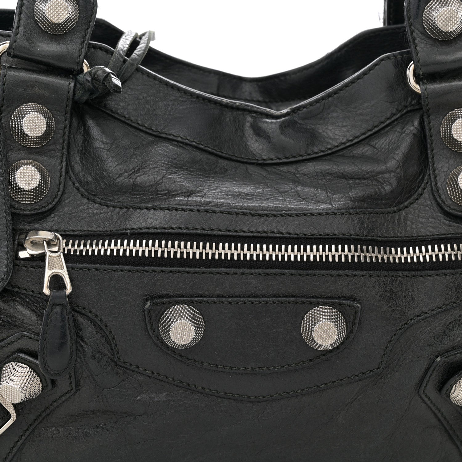 Balenciaga Agneau Giant 21 Silver Hardware City Black 9 of 18